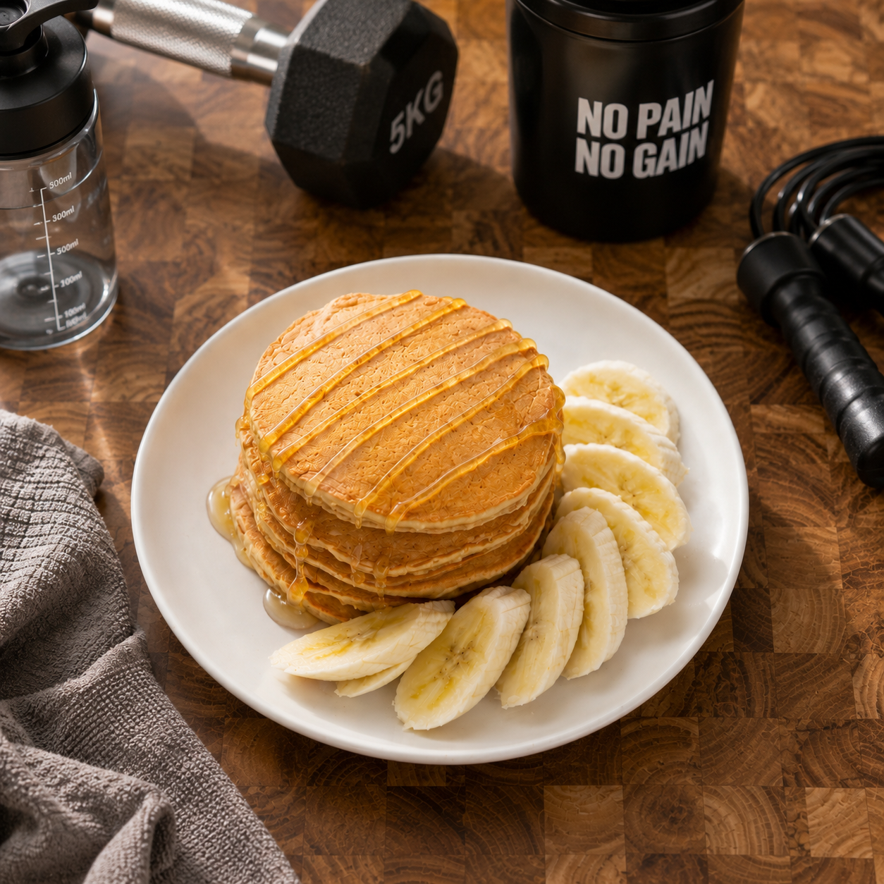 Bánh pancake táo cà rốt: Bữa sáng high protein. · gallery 2