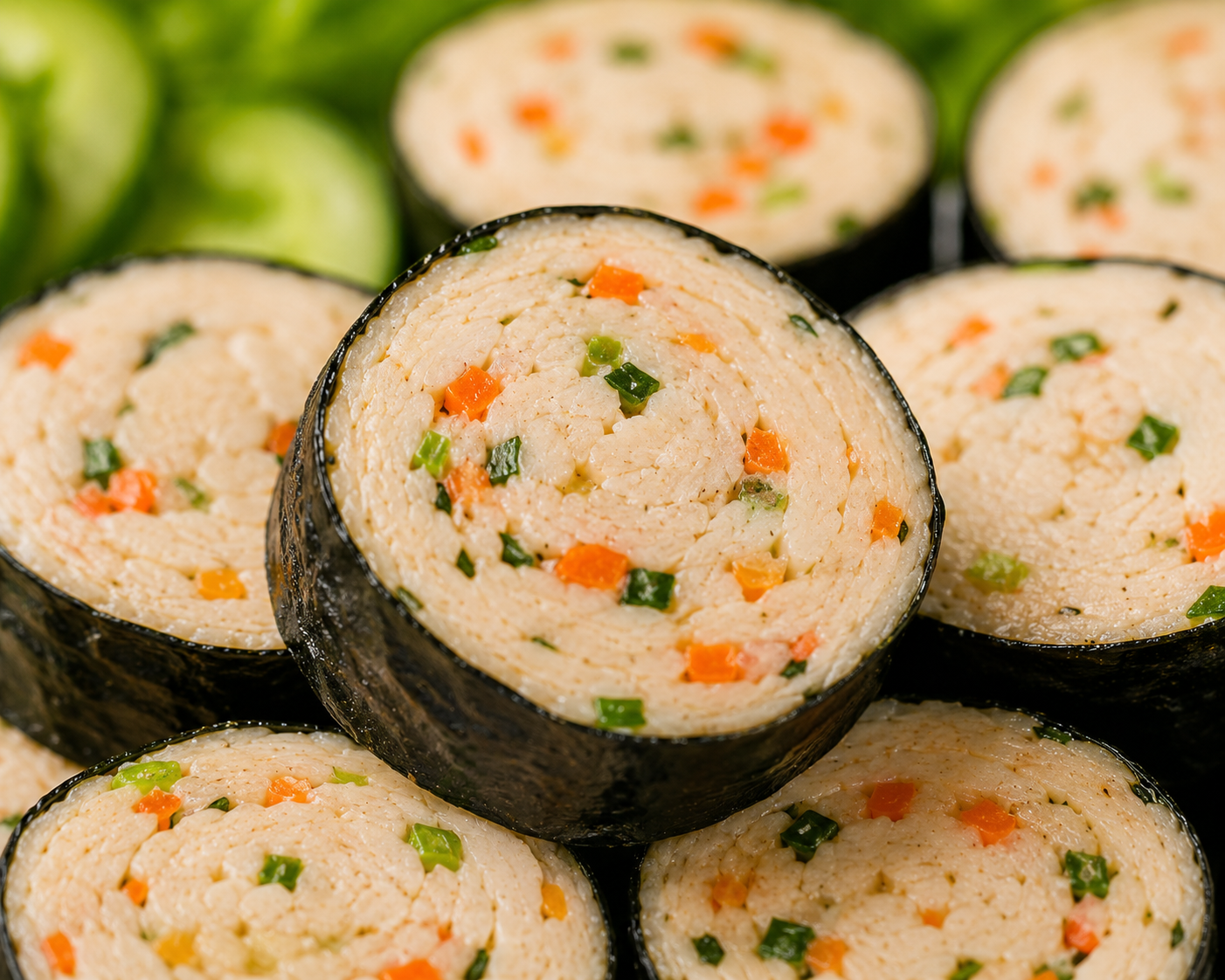 Chả ức gà cuộn rong biển chiên không dầu: Bữa chính 30 phút 64g protein. · gallery 3