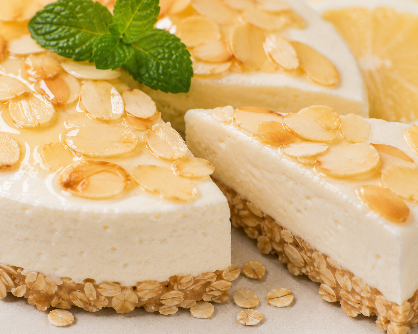 Cheesecake yến mạch Greek yogurt, không nướng: Tráng miệng quick desserts thấp kcal. · gallery 3