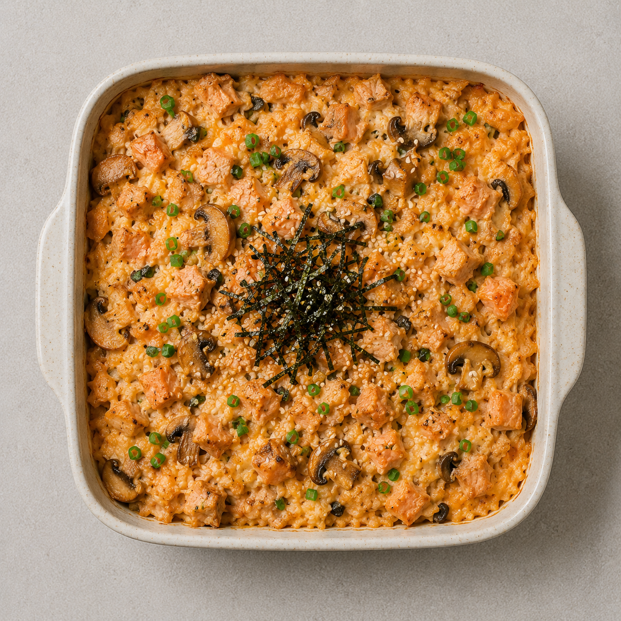 Cơm phủ cá ngừ, rau củ nướng: Bữa chính 20 phút 47g protein. · gallery 3