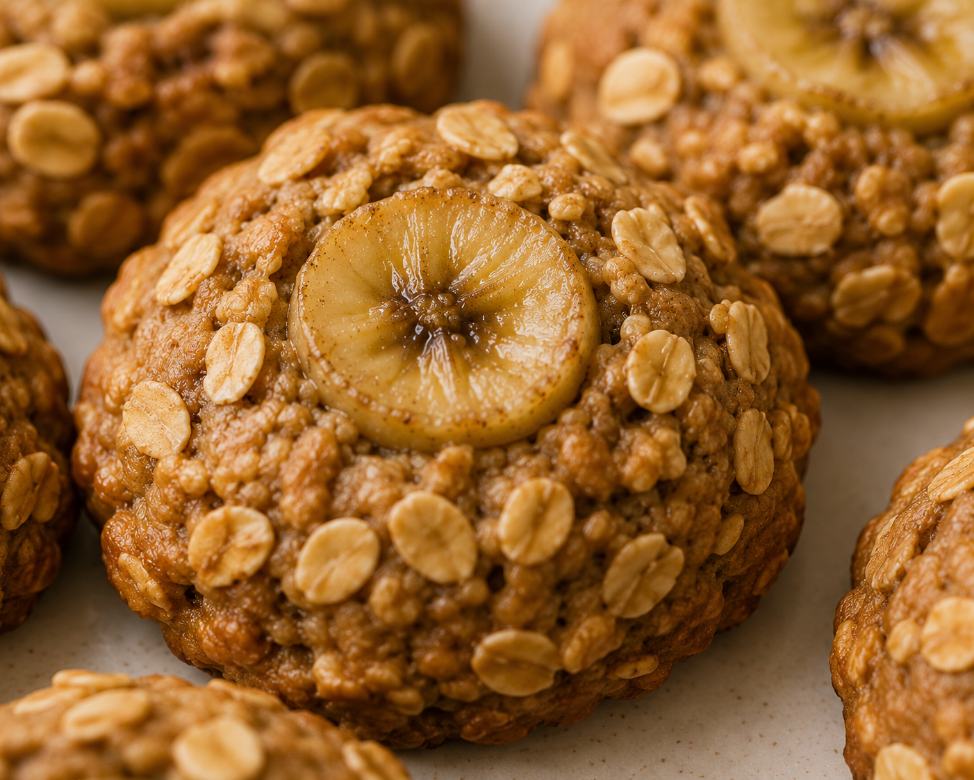 Cookie yến mạch chuối: Tráng miệng thấp kcal. · gallery 1