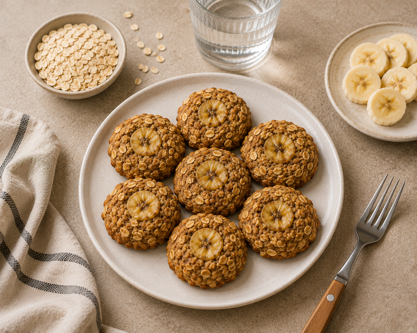 Cookie yến mạch chuối