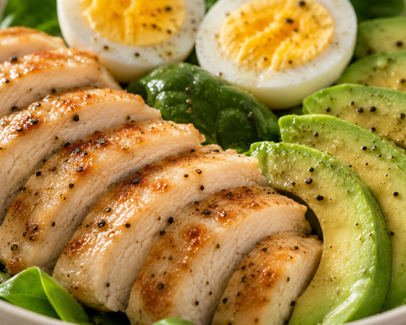 Salad ức gà: Salad 20 phút 54g protein. · gallery 3