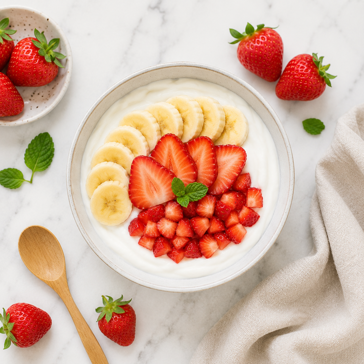 Sinh tố chuối bơ đậu phộng yến mạch: Smoothie high protein. · gallery 1