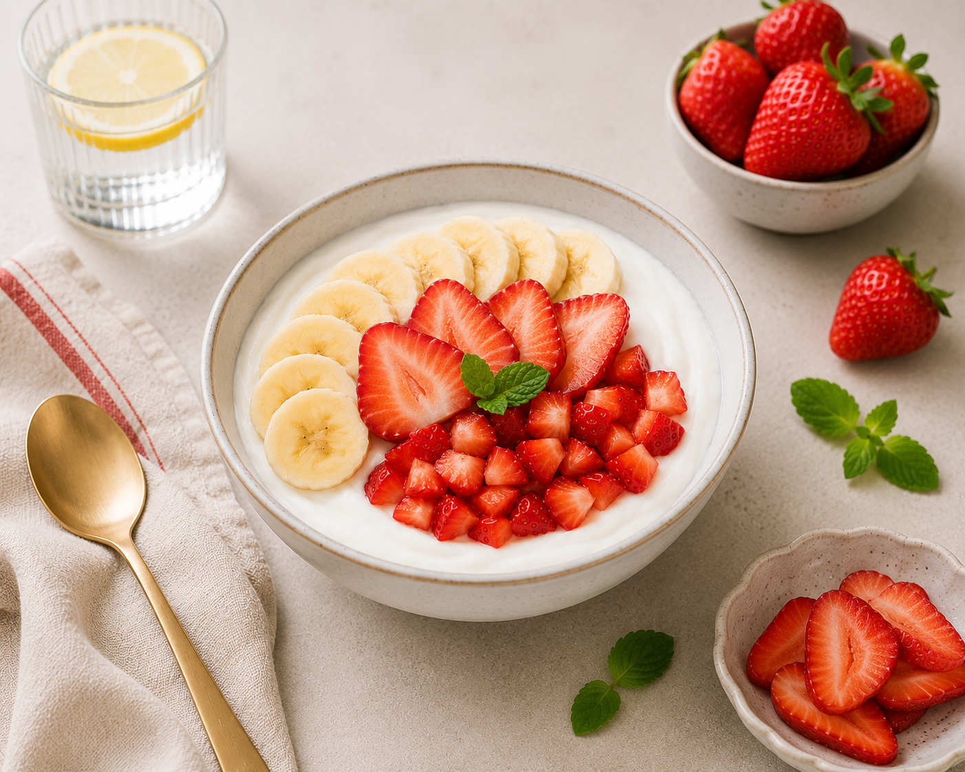 Sinh tố chuối bơ đậu phộng yến mạch, smoothie high protein