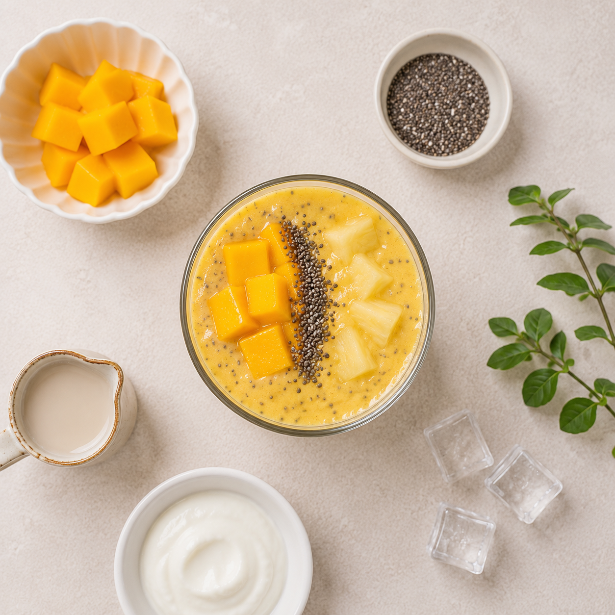Sinh tố xoài nhiệt đới: Smoothie. · gallery 1