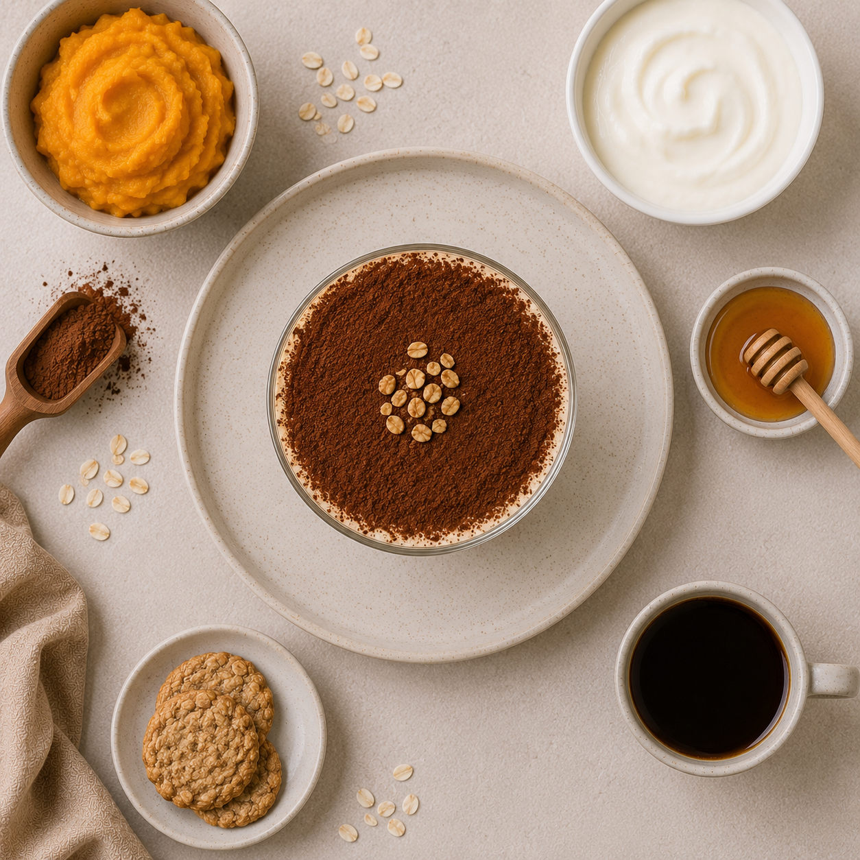 Tiramisu kem khoai lang: Tráng miệng thấp kcal. · gallery 2